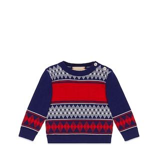 Baby Wool Jacquard Sweater