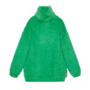 Brushed Mohair Sweater Dress
