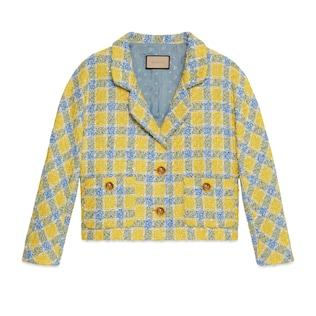 Check Lamé Tweed Jacket