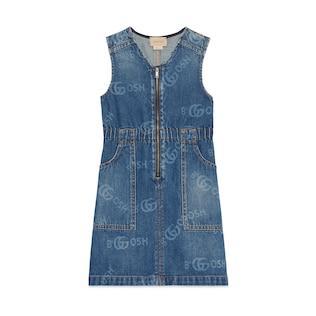 Chidren's Denim Print Dress