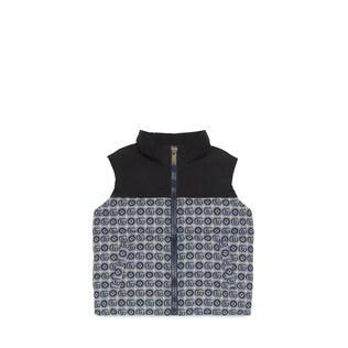Children's Double G Padded Zip Gilet