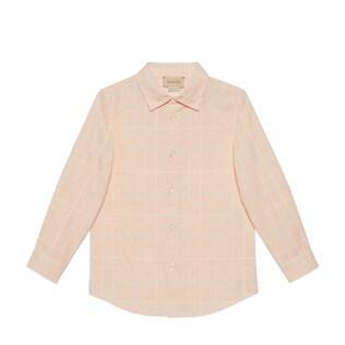 Children's Double G Square Cotton Shirt