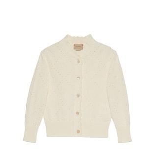 Children's Gg Cotton Cardigan