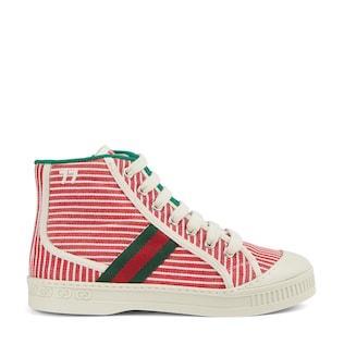 Children's Gucci Tennis 1977 High-Top Sneaker