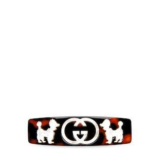Children's Interlocking G and Poodle Headband