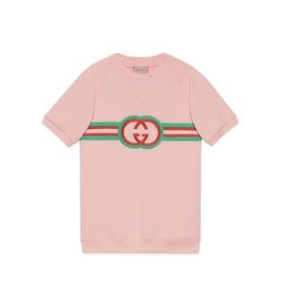 Children's Interlocking G Cotton Dress