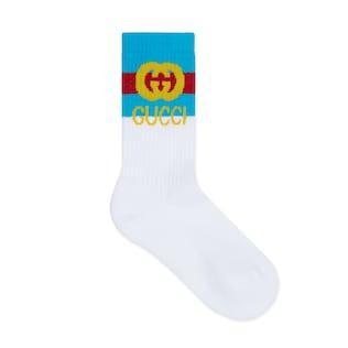 Children's Interlocking G Cotton Socks