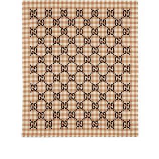Children's Check Wool Blend Blanket