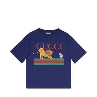 Children's Cotton Web Print T-Shirt