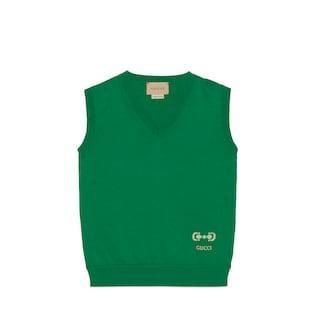 Children's Cotton Vest With Horsebit
