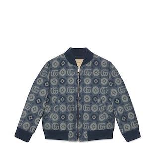 Children's Denim Bomber Jacket