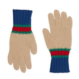Children's Knit Wool Gloves
