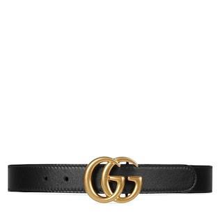 Children's Leather Double G Belt