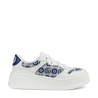 Children's Leather Platform Sneaker