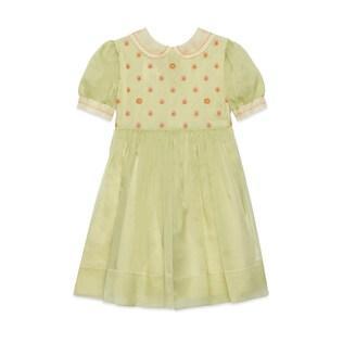 Children's Silk Organza Embroidered Dress