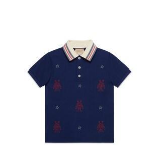 Children's Stretch Cotton Piquet Polo Top