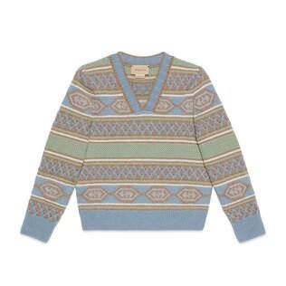 Children's Wool Jacquard Sweater