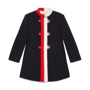 Children's Wool Single-Breasted Coat