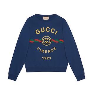 Cotton 'Gucci Firenze 1921' Sweatshirt