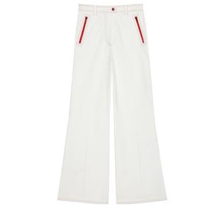 Cotton Canvas Pant With Interlocking G