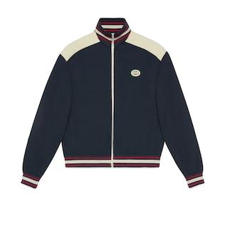 Cotton Jersey Zip Jacket