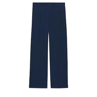 Cotton Linen Pant With Embroidery