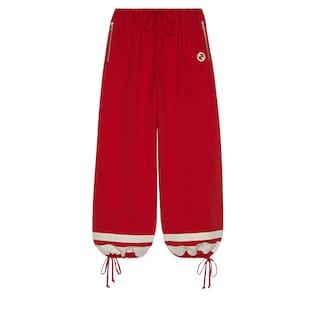 Cotton Pant With Round Interlocking G