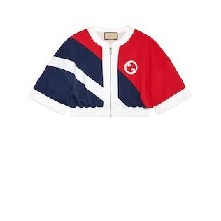 Cotton Piquet Zip Jacket