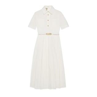 Cotton Poplin Long Dress