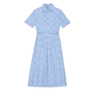 Cotton Poplin Midi Dress