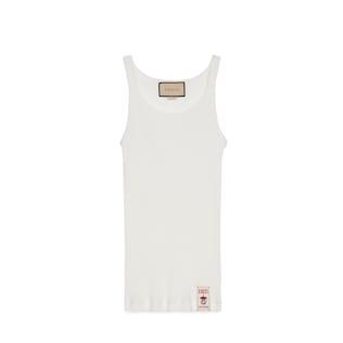 Cotton Tank Top With Cosmogonie Label