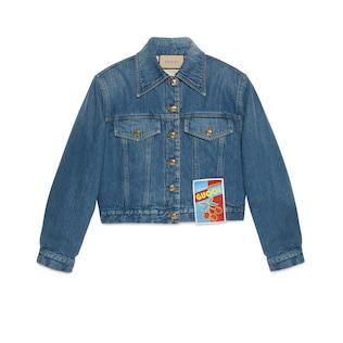 Denim Jacket With Label