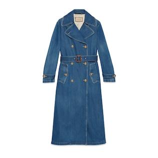 Denim Trench Coat