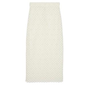 Double G Flower Lace Skirt