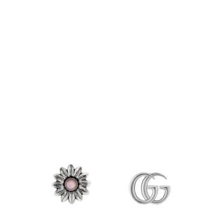 Double G flower stud earrings