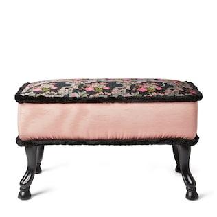 Floral Jacquard Stool