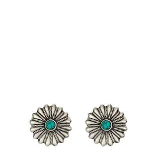 Floral motif cufflinks