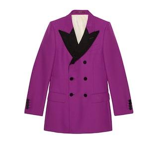 Formal Jacket With Velvet Detail