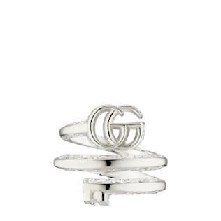 GG Marmont key double band ring