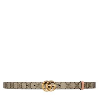 Gg Marmont Reversible Thin Belt