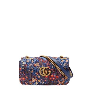 GG Marmont small chevron shoulder bag