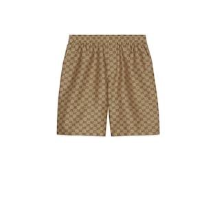 Gg Supreme Linen Shorts