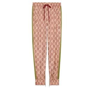 Gg Supreme Print Silk Pant