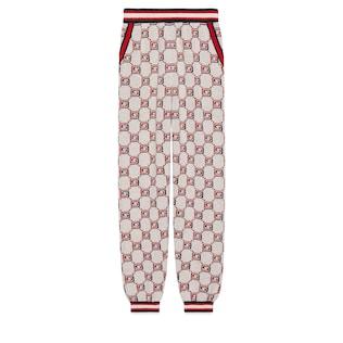 Gg Cotton Jacquard Pant