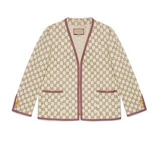 Gg Cotton Tweed Jacket