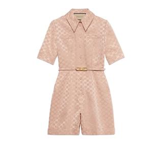 Gg Cotton Viscose Jumpsuit