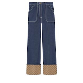Gg Cuff Denim Pant 