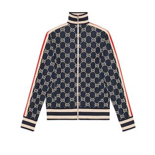 Gg Jacquard Cotton Jacket
