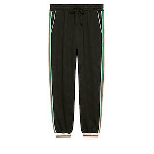 Gg Jacquard Jersey Jogging Pant