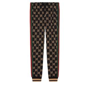 Gg Jersey Cotton Jogging Pant
